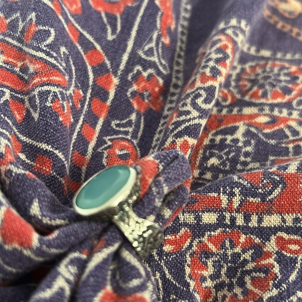 Faceted Chalcedony Ring - image 2